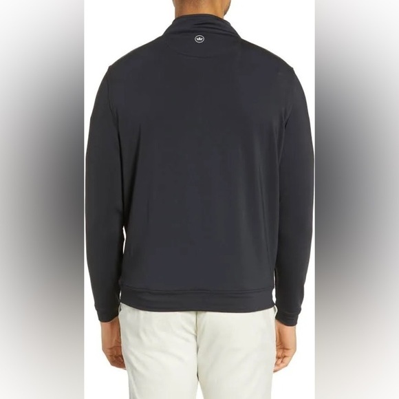 Peter Millar Black Perth Performance Quarter Zip Sweatshirt S - Picture 8 of 8